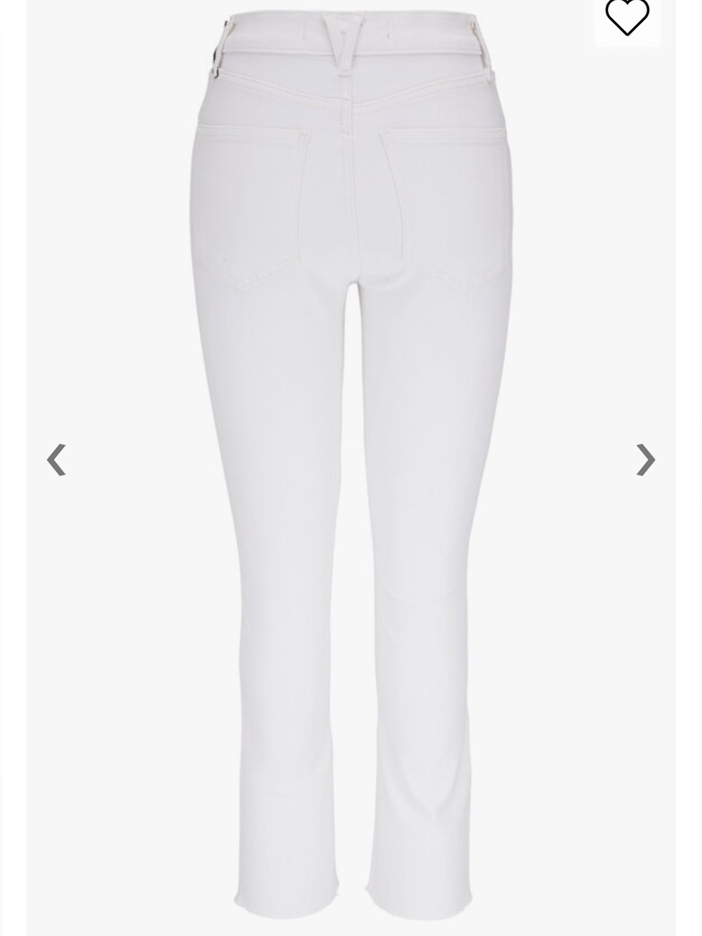Veronica Beard White Carly Kick Flare Jeans